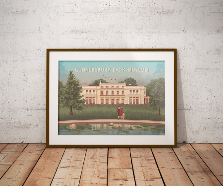 Gunnersbury Park Museum London Travel Poster