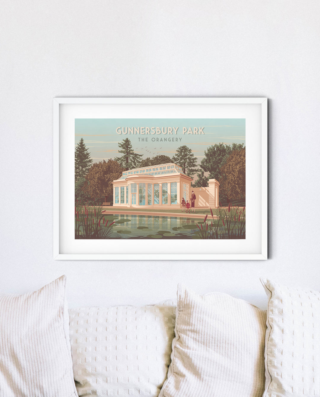 Gunnersbury Park Orangery London Travel Poster