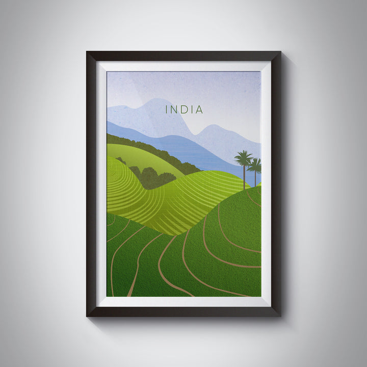 India Minimal Travel Poster