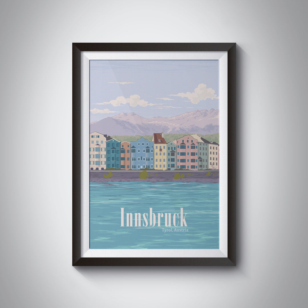 Innsbruck Austria Travel Poster