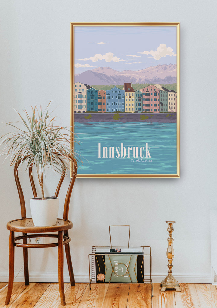 Innsbruck Austria Travel Poster