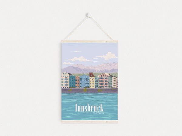 Innsbruck Austria Travel Poster