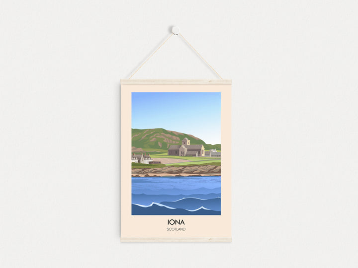 Iona Scotland Travel Poster