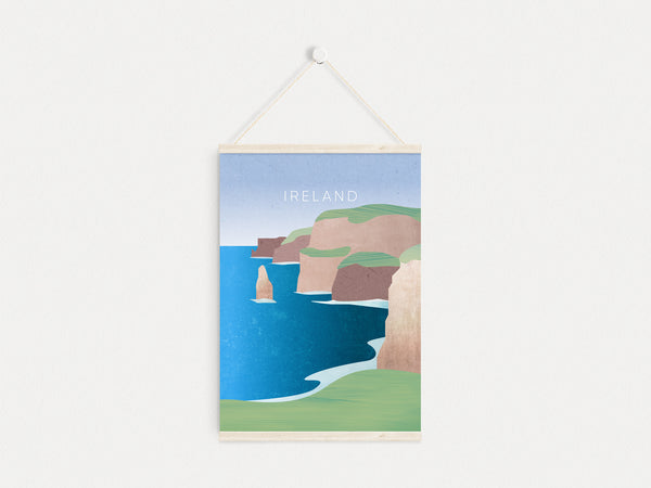 Ireland Minimal Travel Poster
