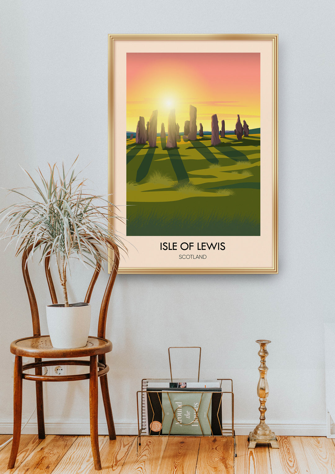 Isle of Lewis Scotland Travel Poster