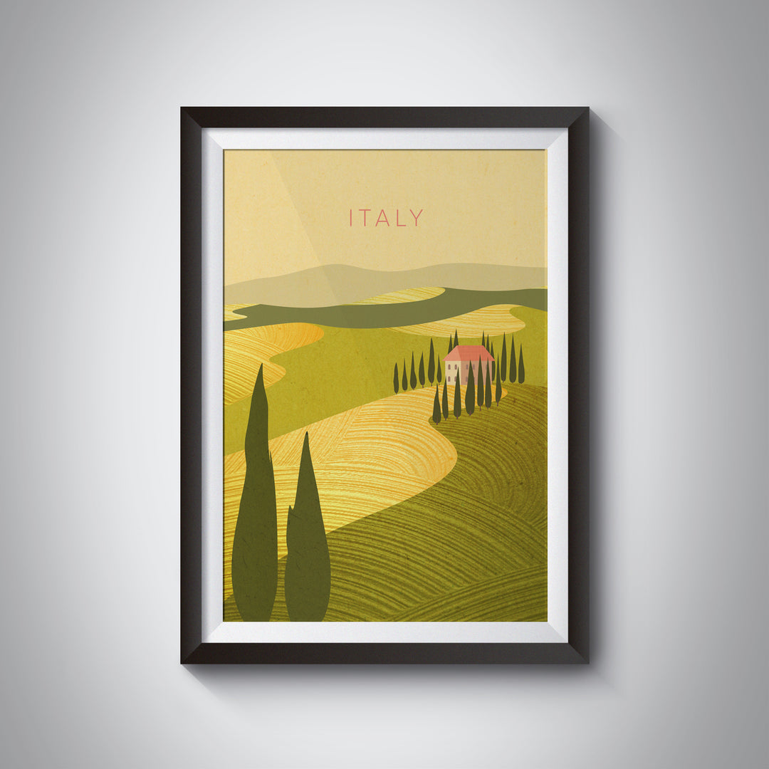 Italy Minimal Travel Poster