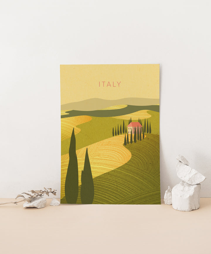 Italy Minimal Travel Poster