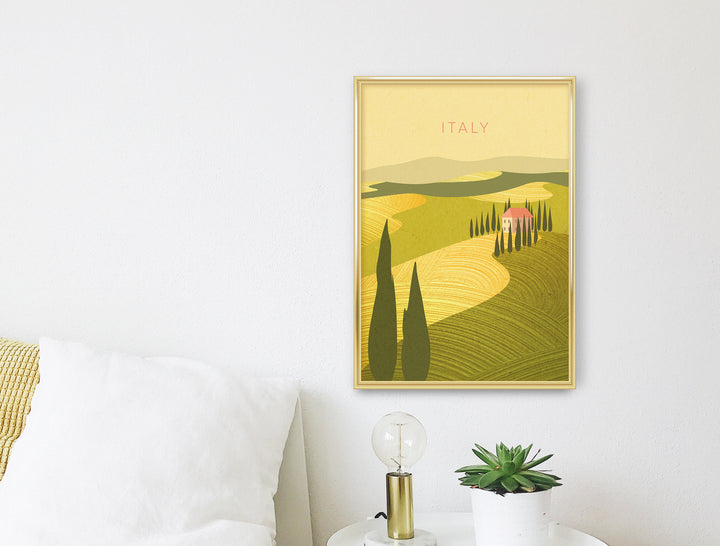 Italy Minimal Travel Poster