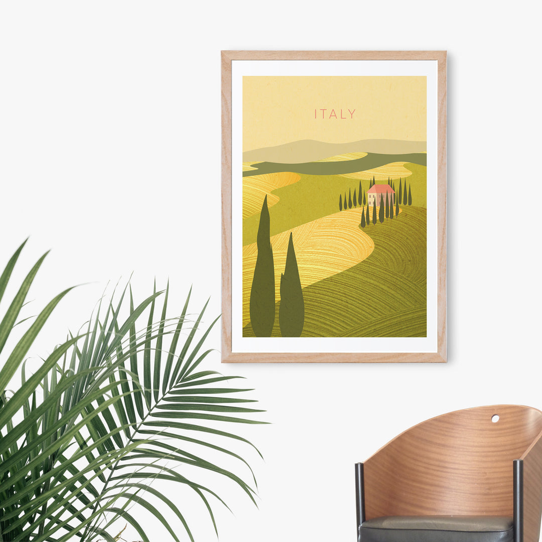 Italy Minimal Travel Poster