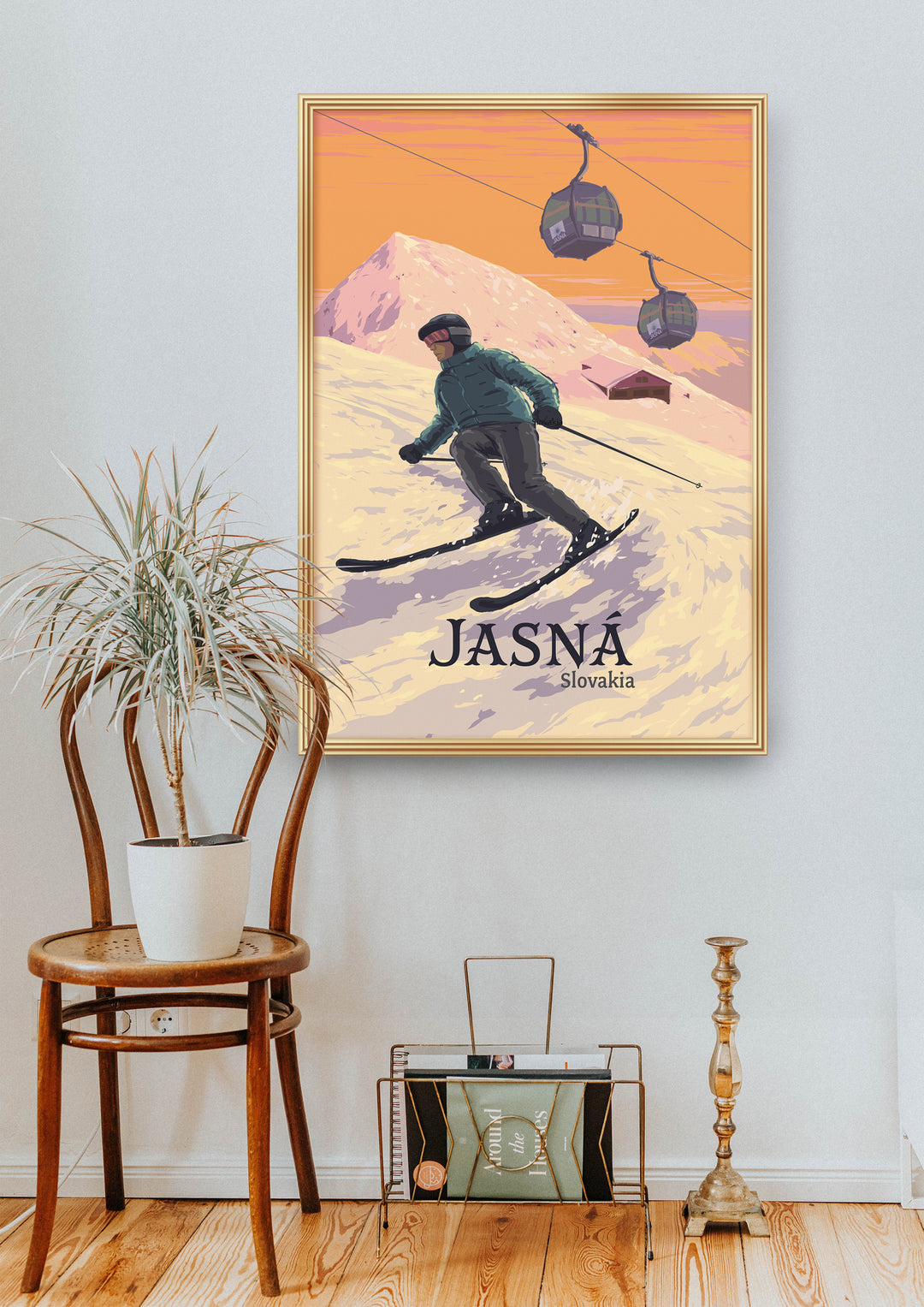 Jasna Ski Resort Slovakia Travel Poster