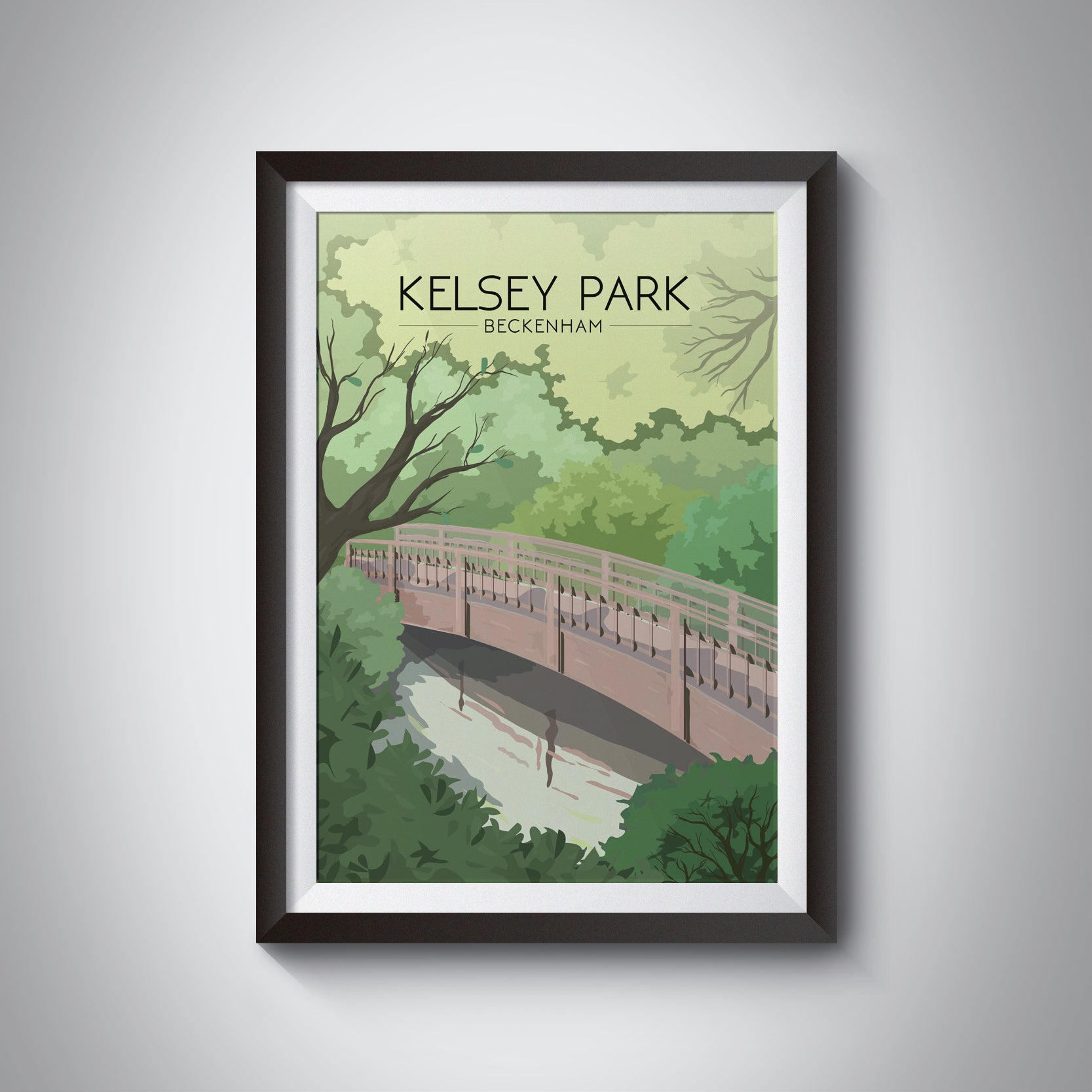 Kelsey Park London Travel Poster