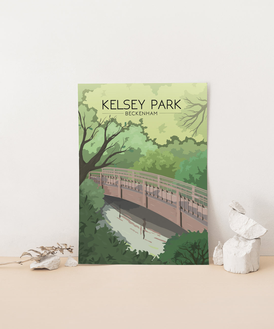 Kelsey Park London Travel Poster