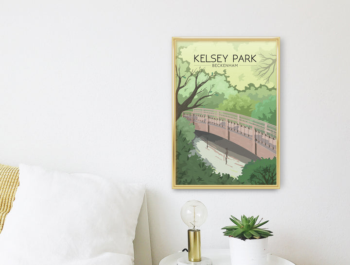 Kelsey Park London Travel Poster