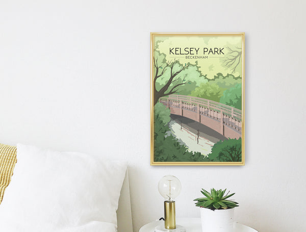 Kelsey Park London Travel Poster