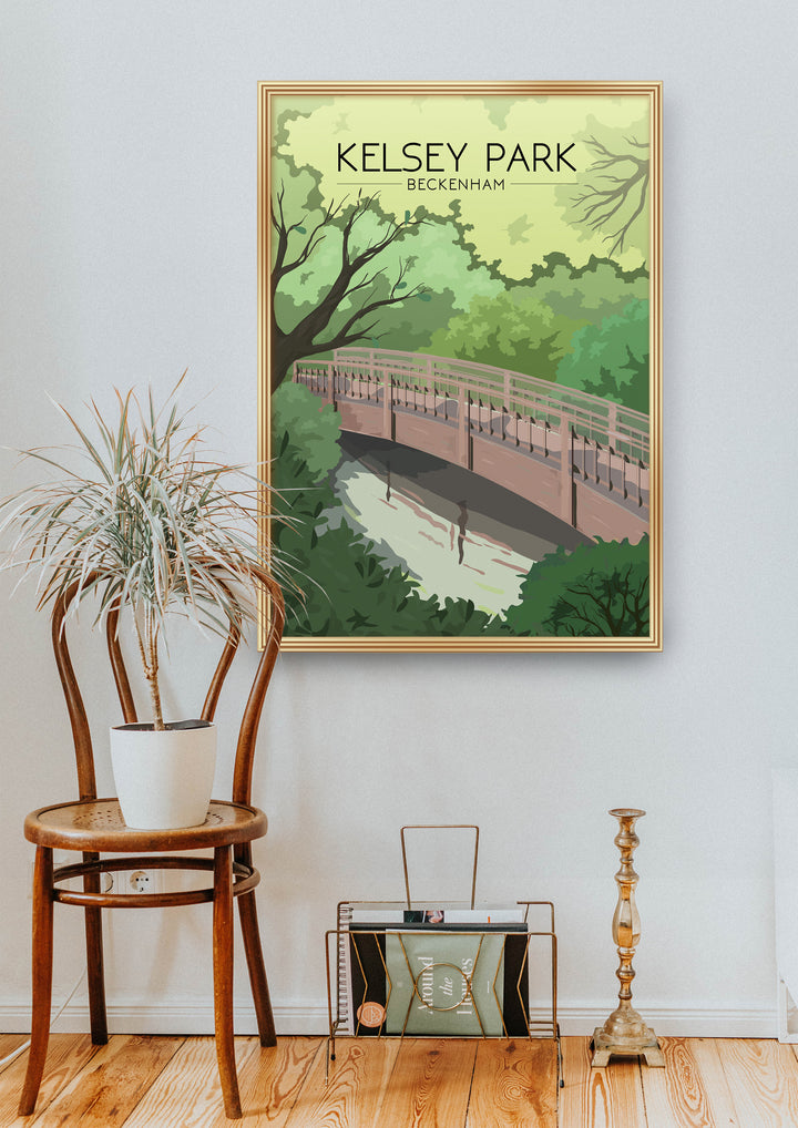 Kelsey Park London Travel Poster