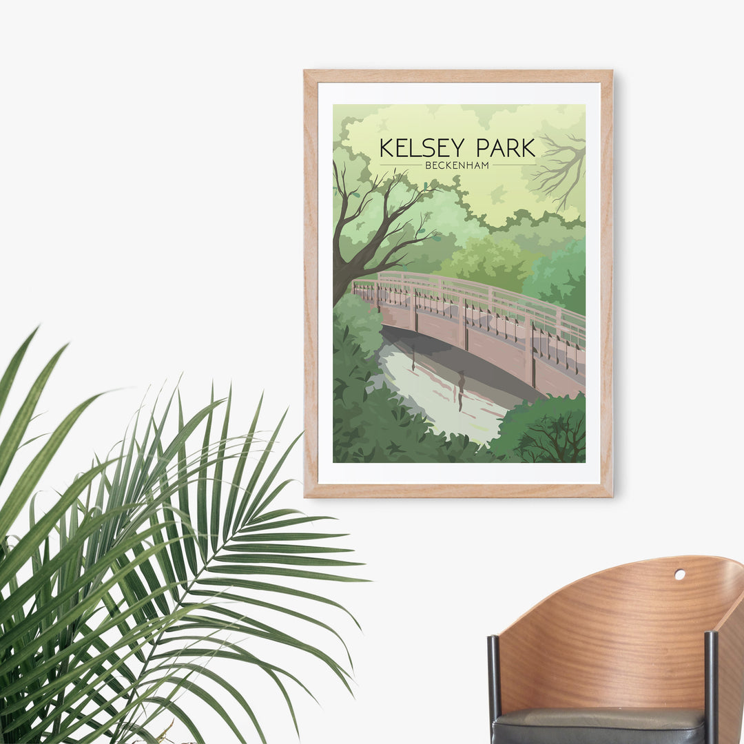 Kelsey Park London Travel Poster