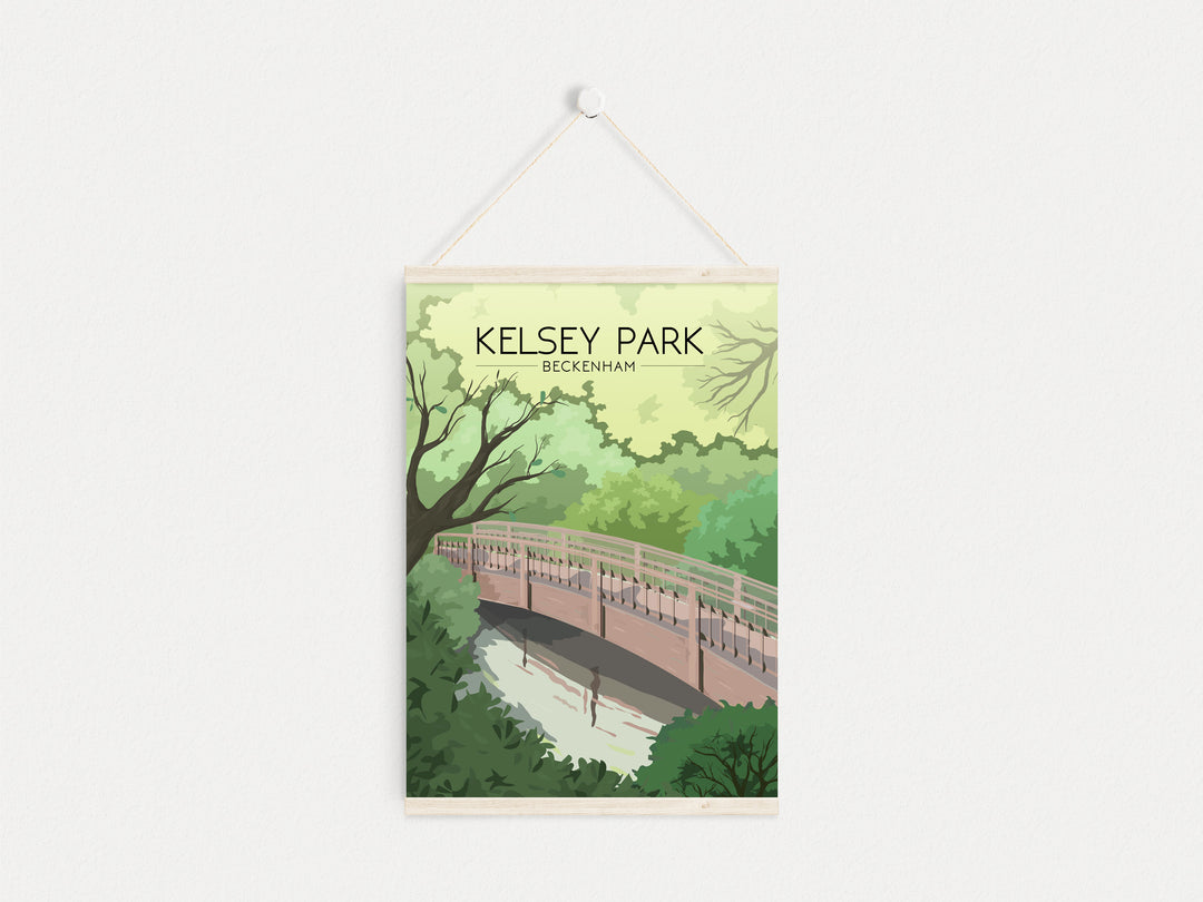 Kelsey Park London Travel Poster