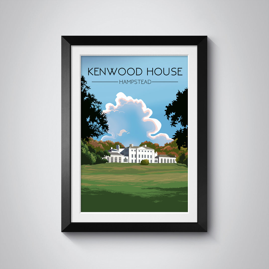 Kenwood House London Travel Poster