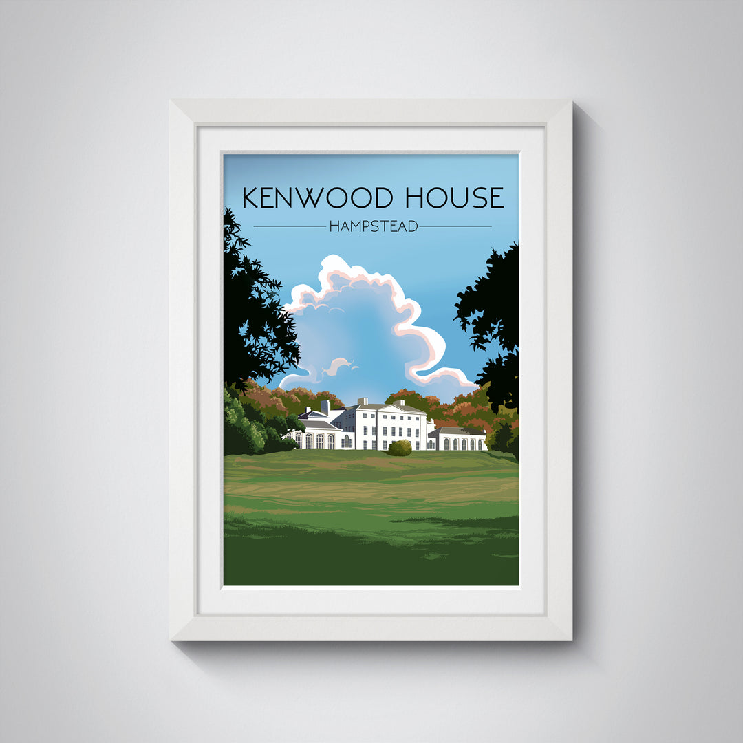 Kenwood House London Travel Poster