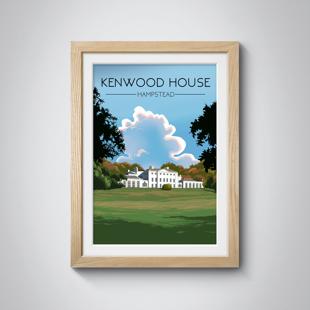 Kenwood House London Travel Poster