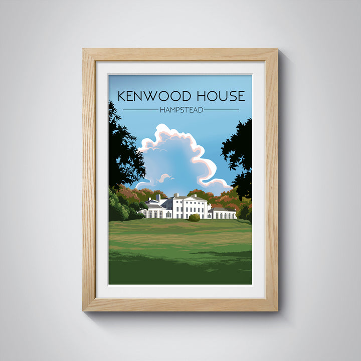 Kenwood House London Travel Poster