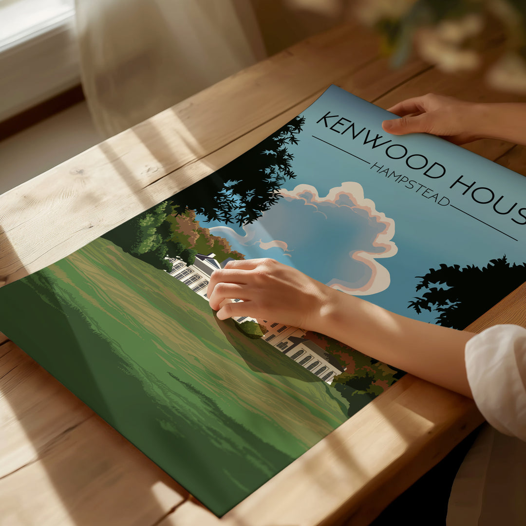 Kenwood House London Travel Poster