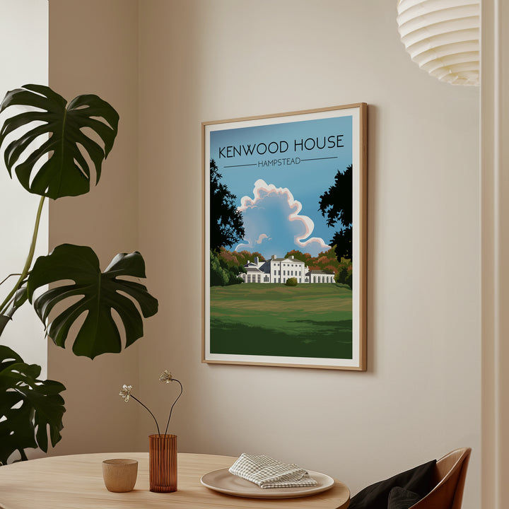 Kenwood House London Travel Poster