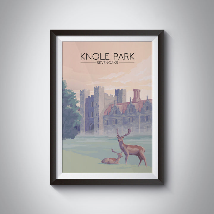 Knole Park Sevenoaks Travel Poster