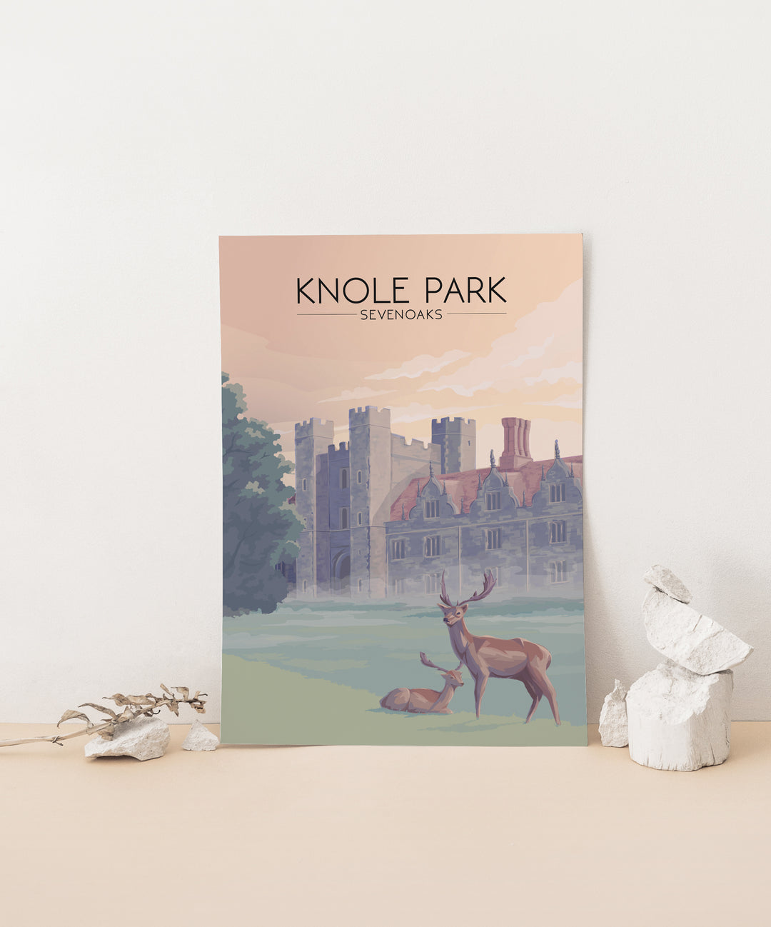 Knole Park Sevenoaks Travel Poster