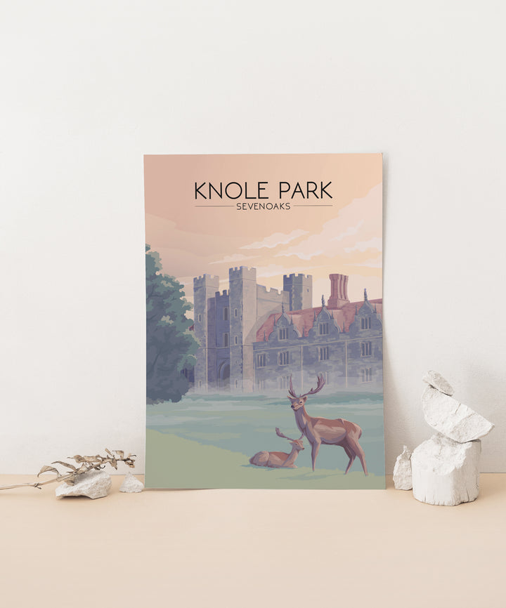 Knole Park Sevenoaks Travel Poster