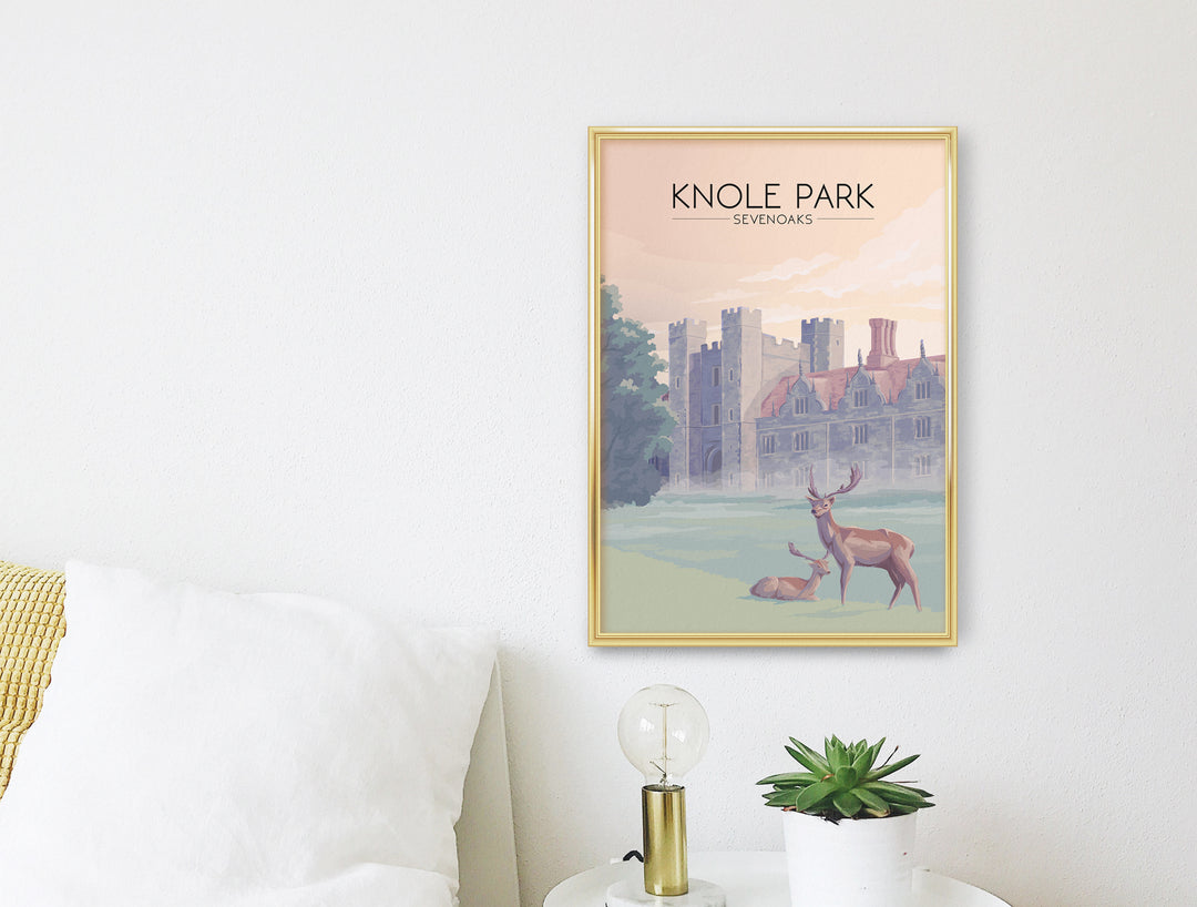 Knole Park Sevenoaks Travel Poster