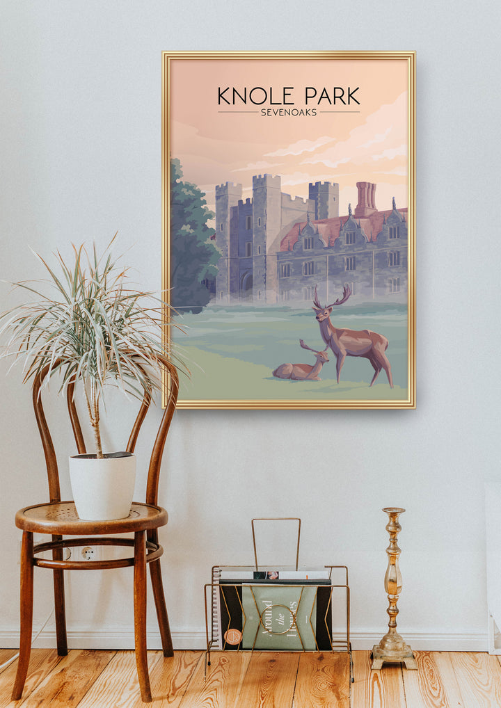 Knole Park Sevenoaks Travel Poster