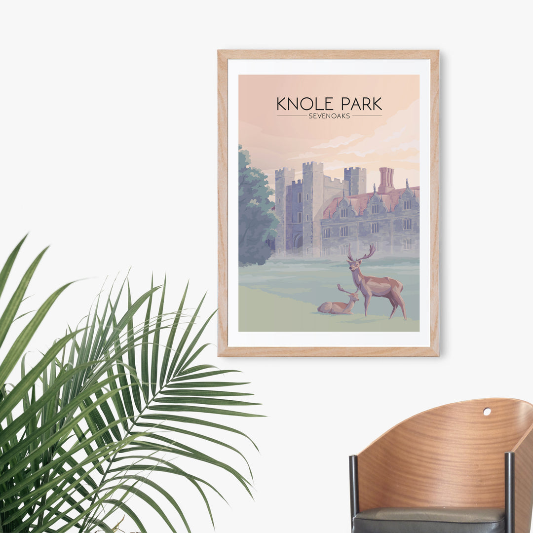 Knole Park Sevenoaks Travel Poster