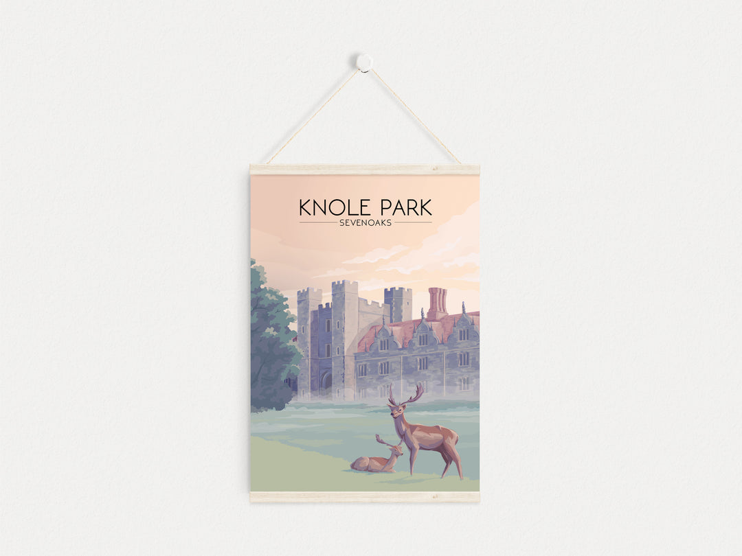 Knole Park Sevenoaks Travel Poster