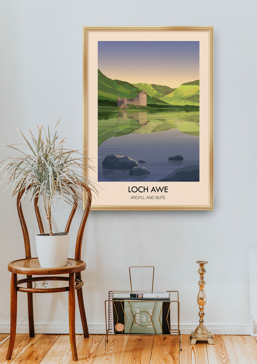 Loch Awe Argyll and Bute Travel Poster