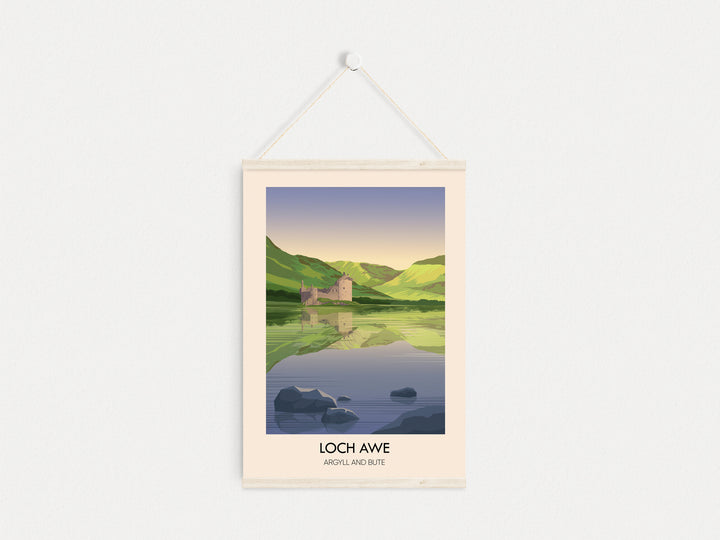 Loch Awe Argyll and Bute Travel Poster