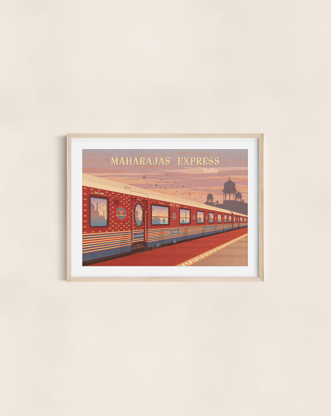 Maharajas Express Railway Travel Poster