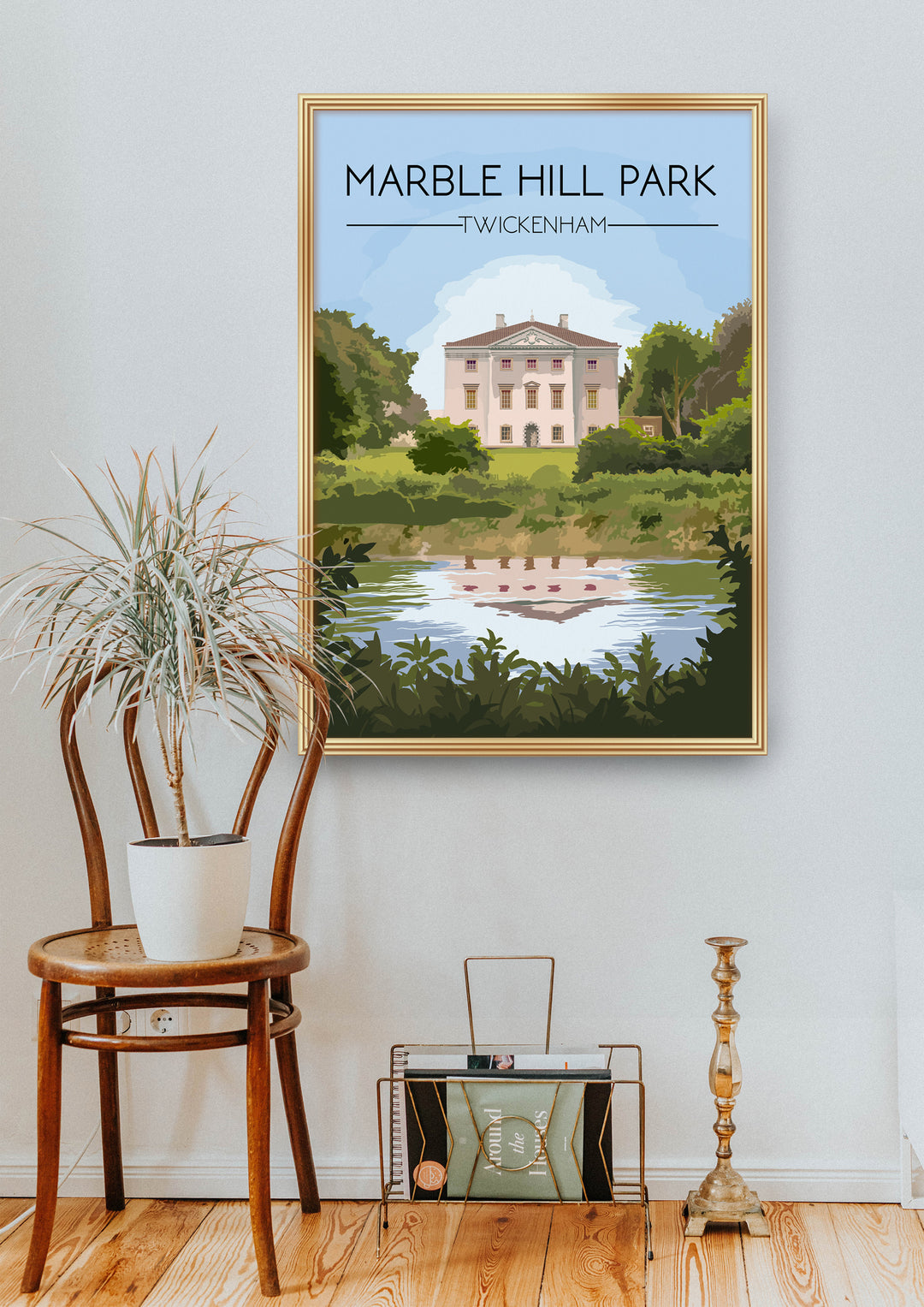 Marble Hill Park Twickenham Travel Poster