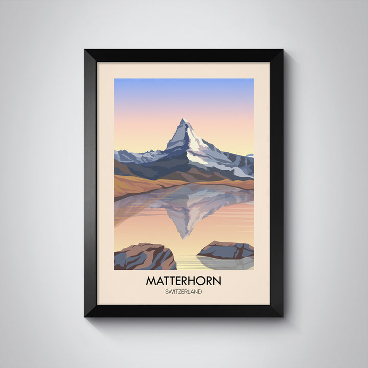 Matterhorn Switzerland Travel Poster