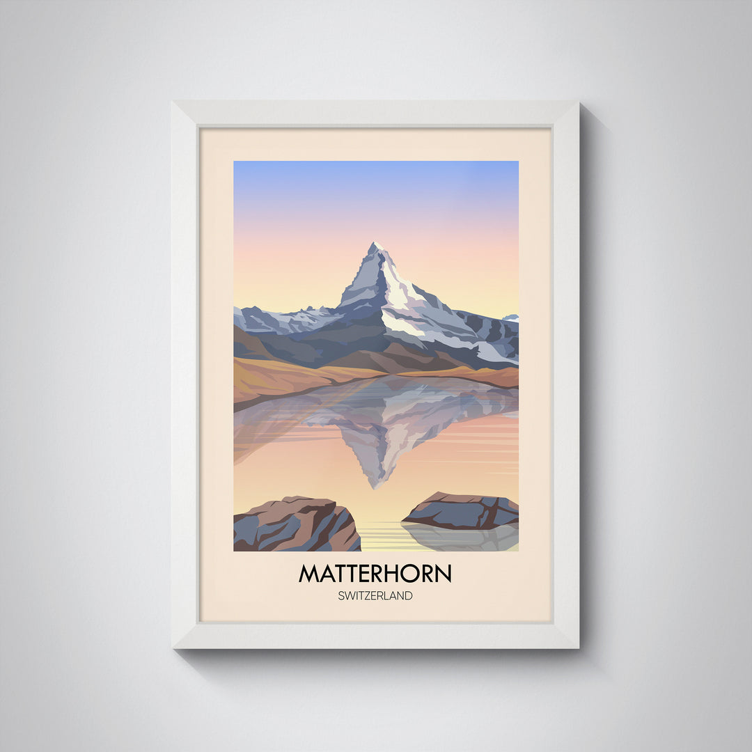 Matterhorn Switzerland Travel Poster