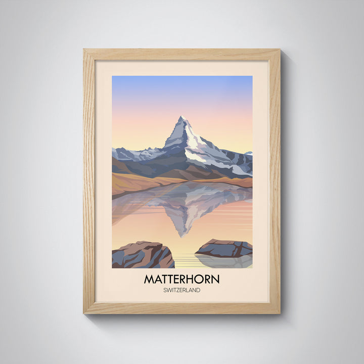 Matterhorn Switzerland Travel Poster