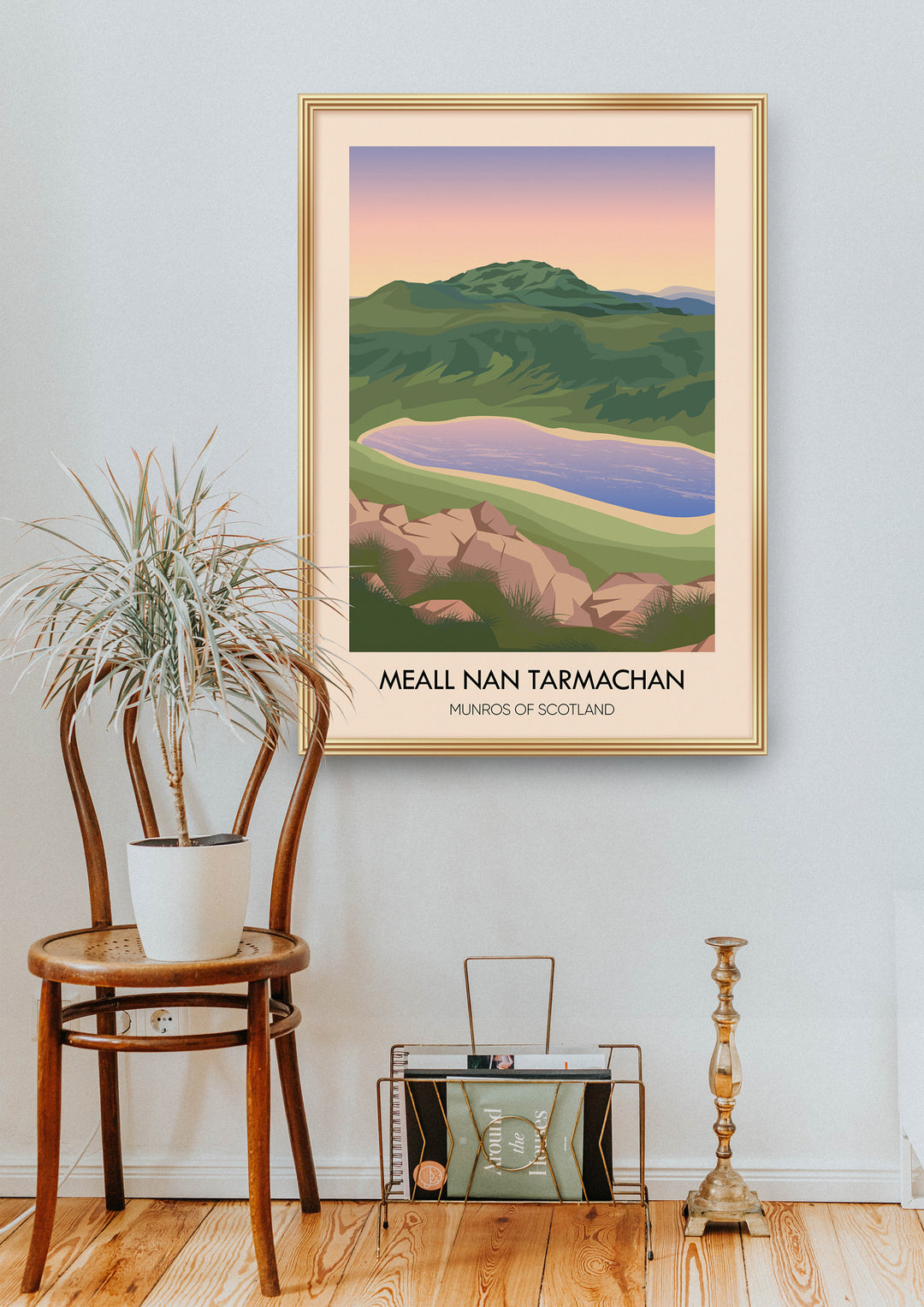 Meall Nan Tarmachan Munros of Scotland Travel Poster