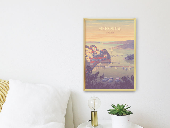 Menorca Spain Travel Poster