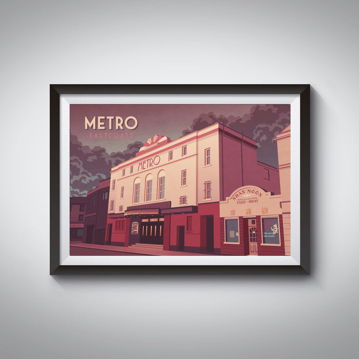 Metro Club Saltcoats Travel Poster