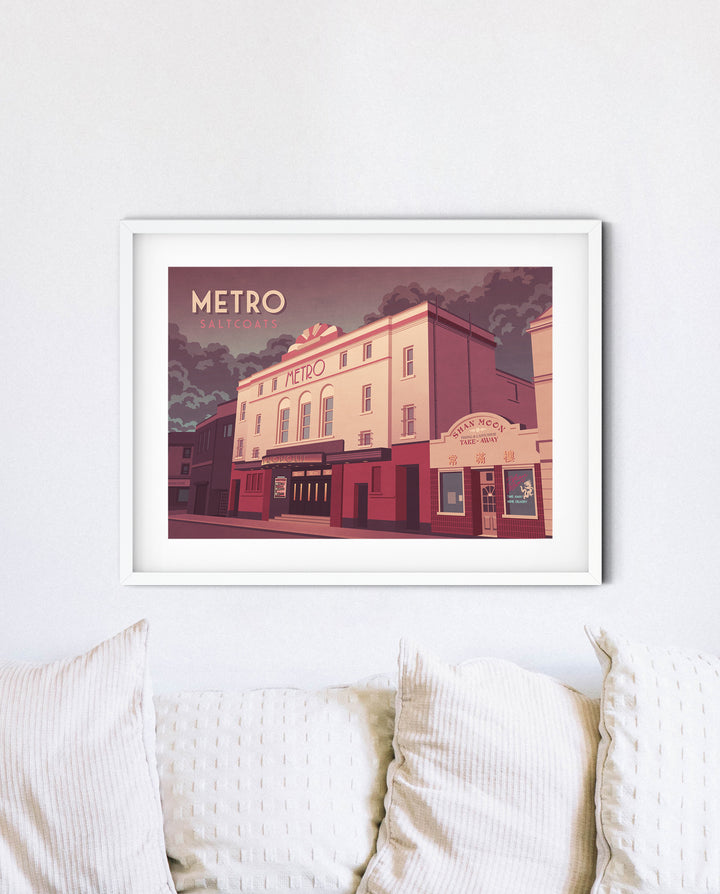 Metro Club Saltcoats Travel Poster