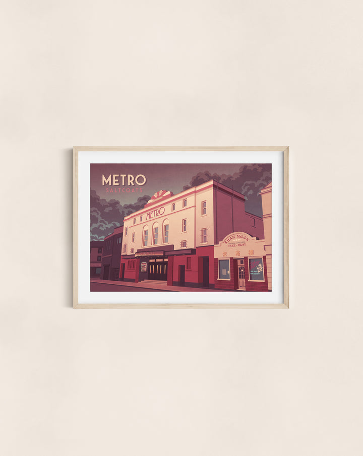 Metro Club Saltcoats Travel Poster