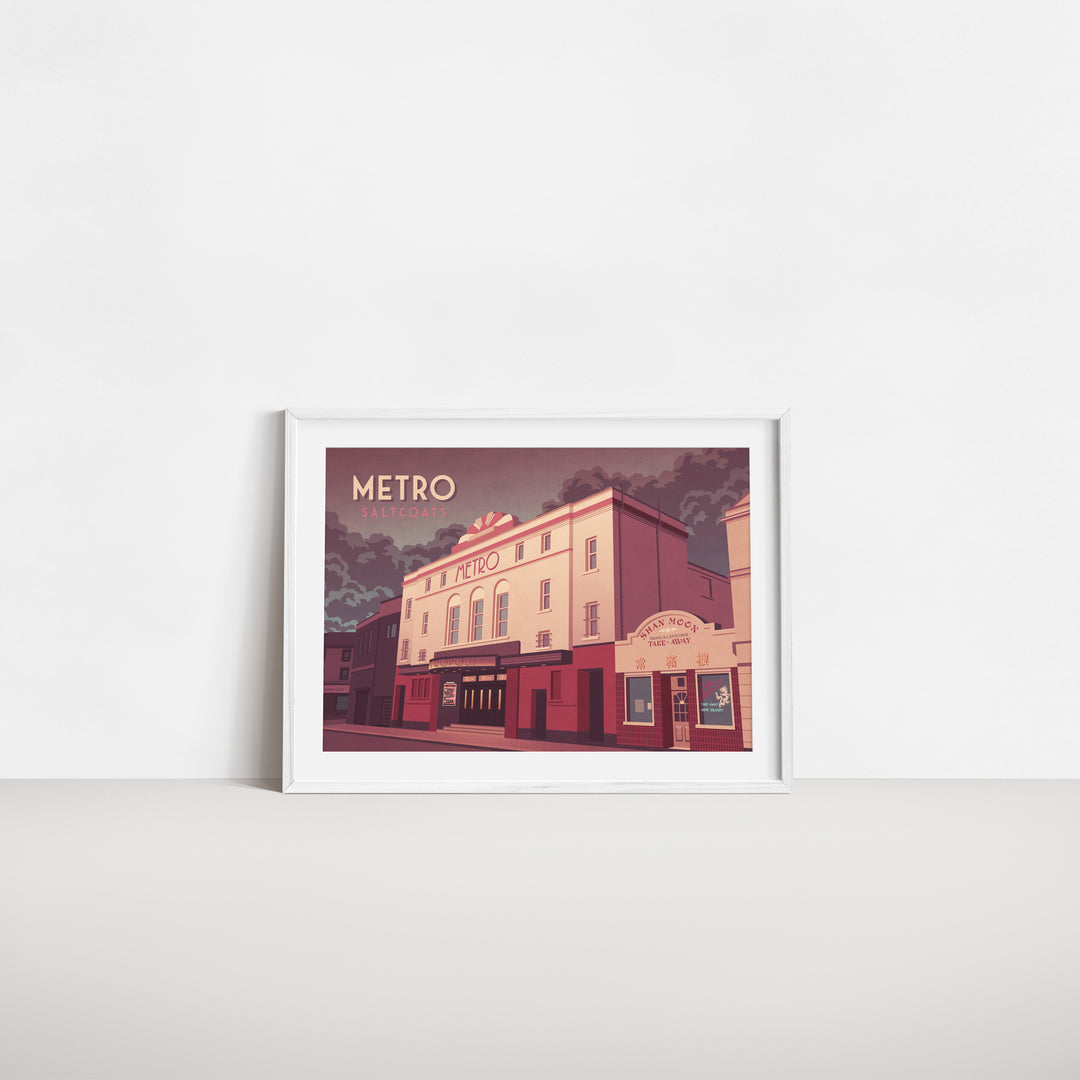 Metro Club Saltcoats Travel Poster