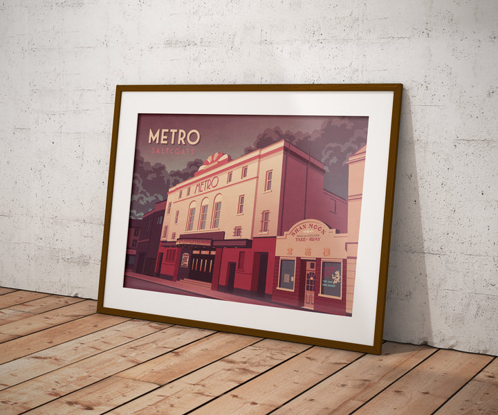 Metro Club Saltcoats Travel Poster