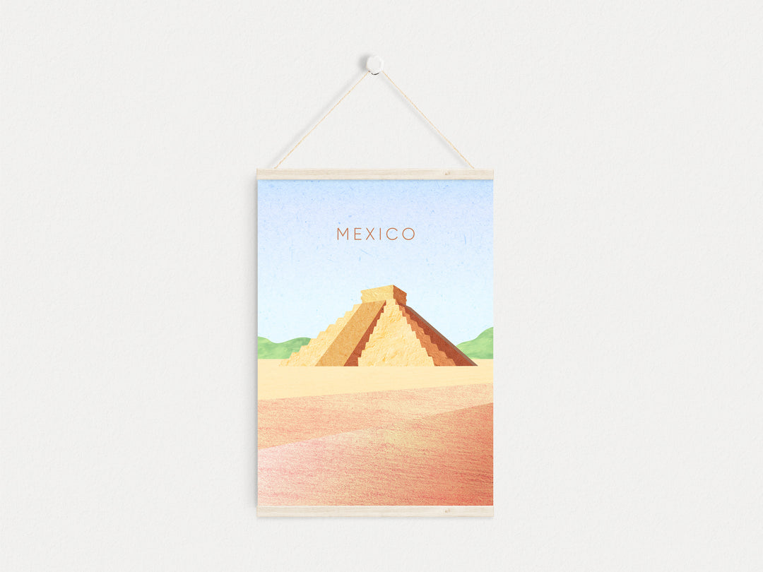 Mexico Minimal Travel Poster