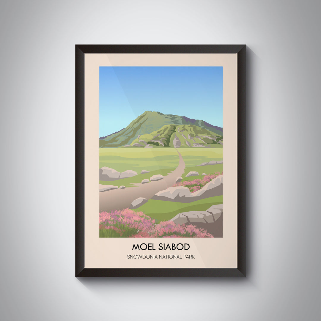 Moel Siabod Snowdonia National Park Travel Poster